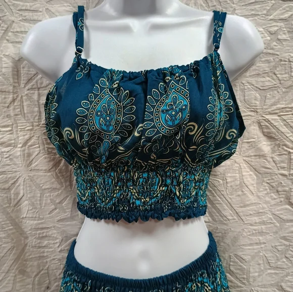 ♥️Host Pick♥️NWOT 2 Piece Teal Outfit - Picture 3 of 8